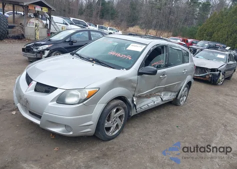 2004 Pontiac Vibe z USA, uszkodzony, nr VIN 5Y2SL62844Z400456